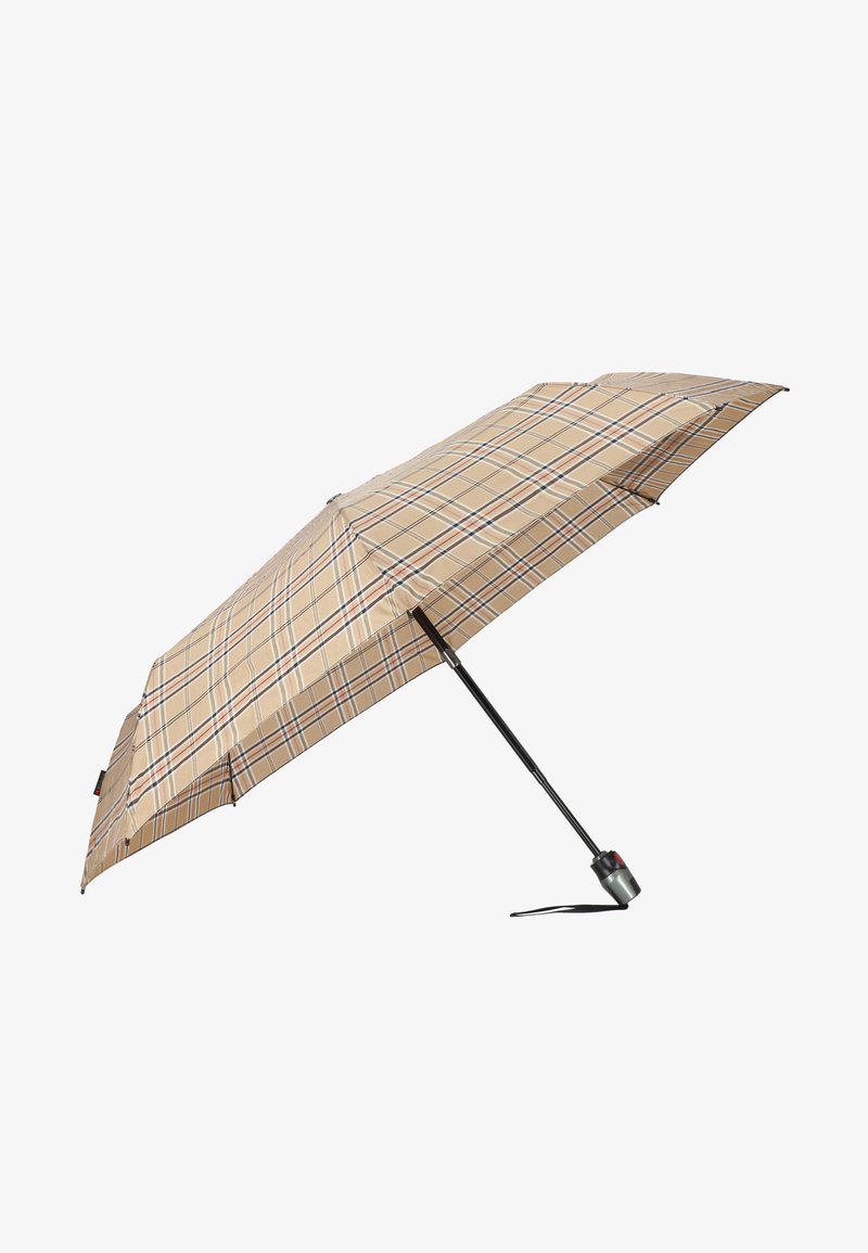 Knirps MEDIUM DUOMATIC - Schirm - check beige