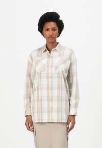 Barbour NICOLA CHECK SHIRT Button-down blouse light sand/off