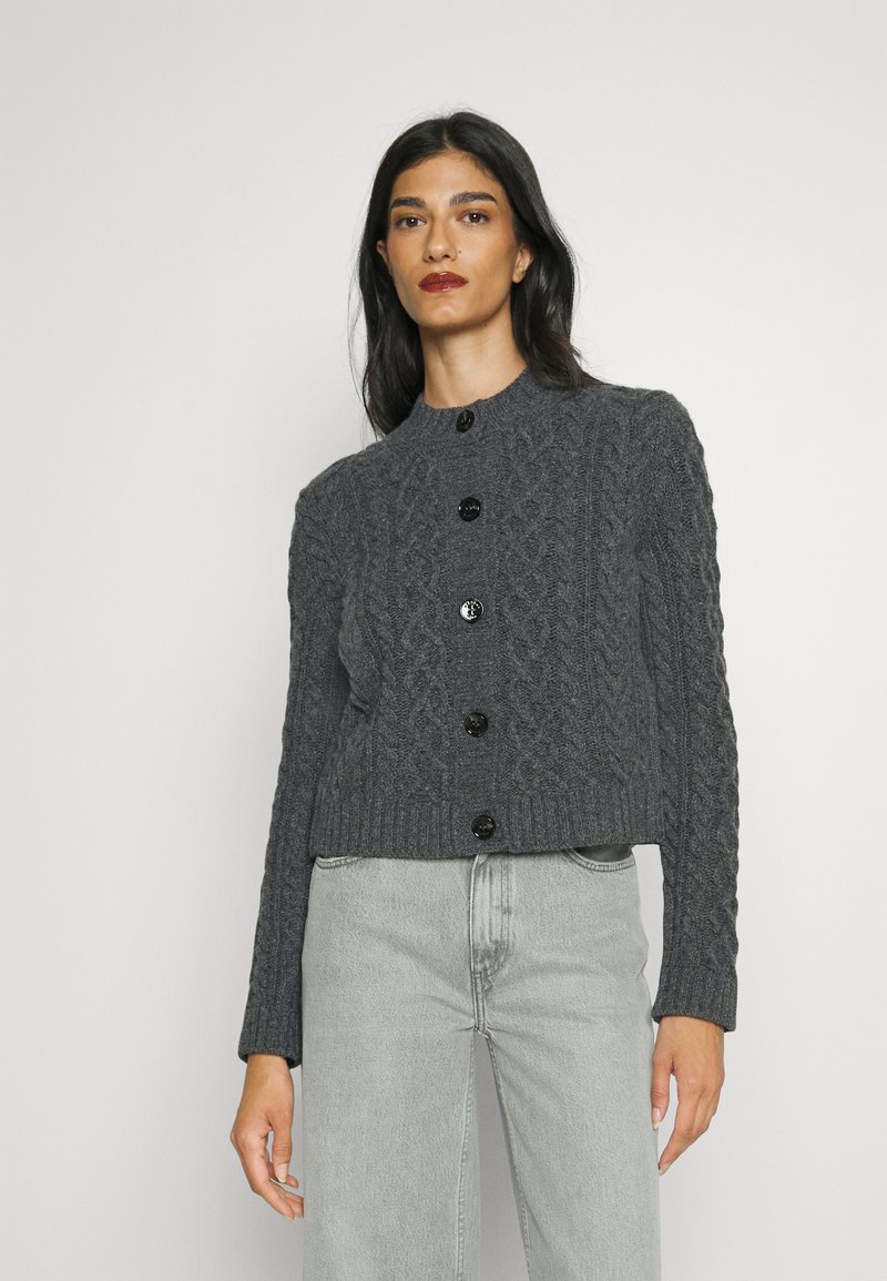 WEEKEND MaxMara EMBASSY - Kardigan - antracite/šedá - Zalando.cz