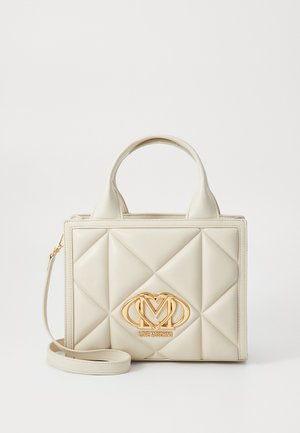 EMBOSSED - Handbag - ivory