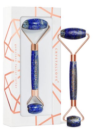LAPIS LAZULI FACIAL ROLLER - Skincare tool - blue