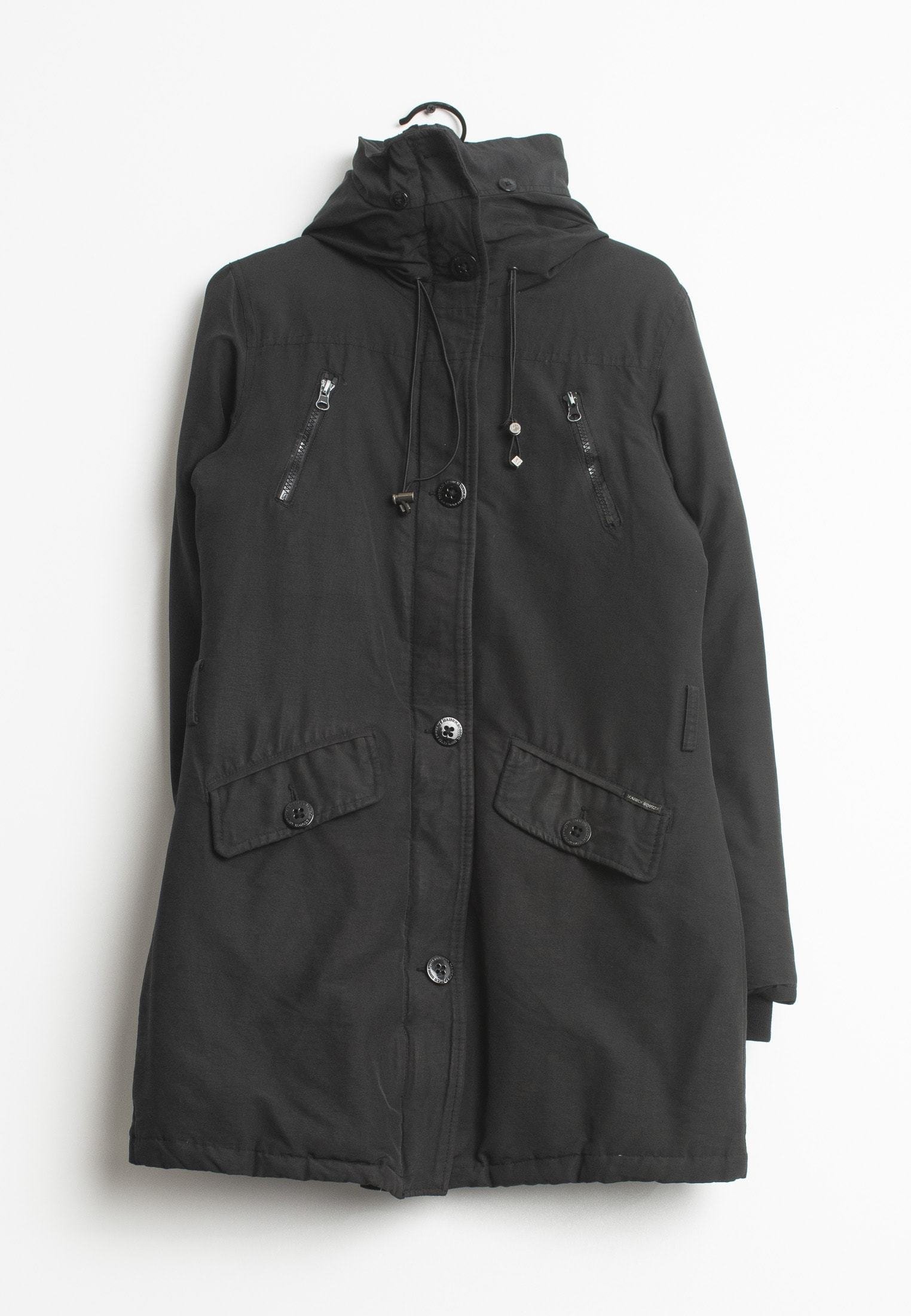 Maison Scotch Abrigo de invierno - black/negro - Zalando.es