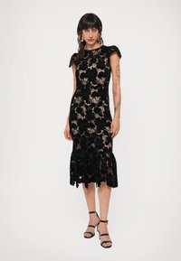 Alice + Olivia CLOVER MIDI DRESS - Kokteilikleit/peokleit - black