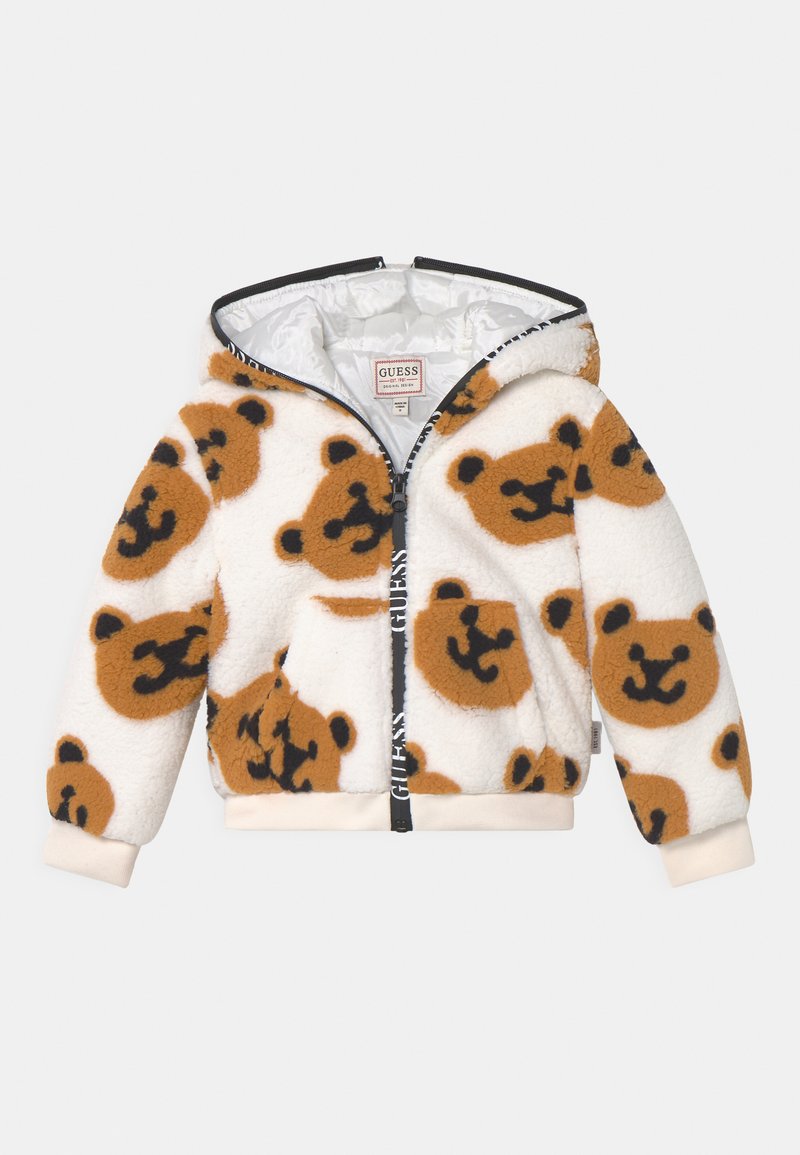 Guess TODDLER HOODED PADDED UNISEX Light jacket off white/light