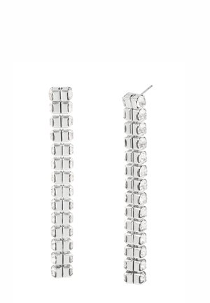 DOUBLE CRYSTAL LINEAR  - Boucles d'oreilles - silver-coloured