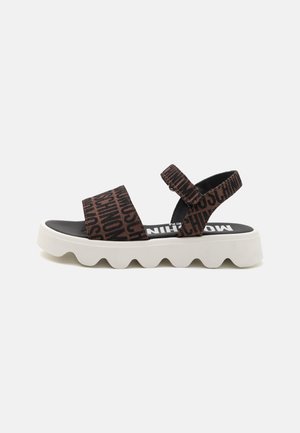 MOSCHINO UNISEX - Sandaler - brown/black