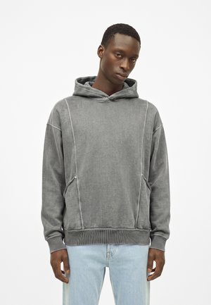 Replay Inc., REVERSED MARBLE WASH HOODIE - Суитшърт с качулка - acid black