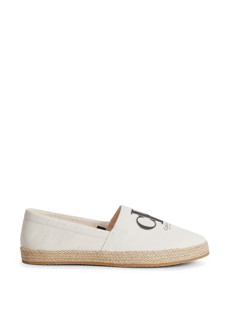 Calvin Klein Jeans ESPADRILLE ESS MONOGRAM - Espadrillas - ancient white