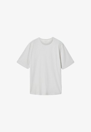 AllSaints, FIGURE SHORT SLEEVE CREW - Basic T-shirt - pebble grey