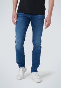 NO EXCESS Straight leg jeans - stone used denim