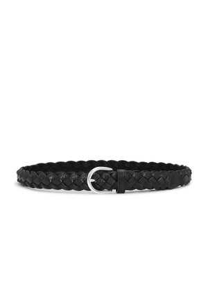 BRAIDED BELT - Curea împletită - black