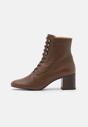 Bottines à lacets - brown
