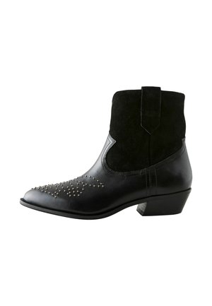 Next, FOREVER COMFORT® WESTERN STYLE BOOTS - Kovbojská/motorkárska členková čižma - black