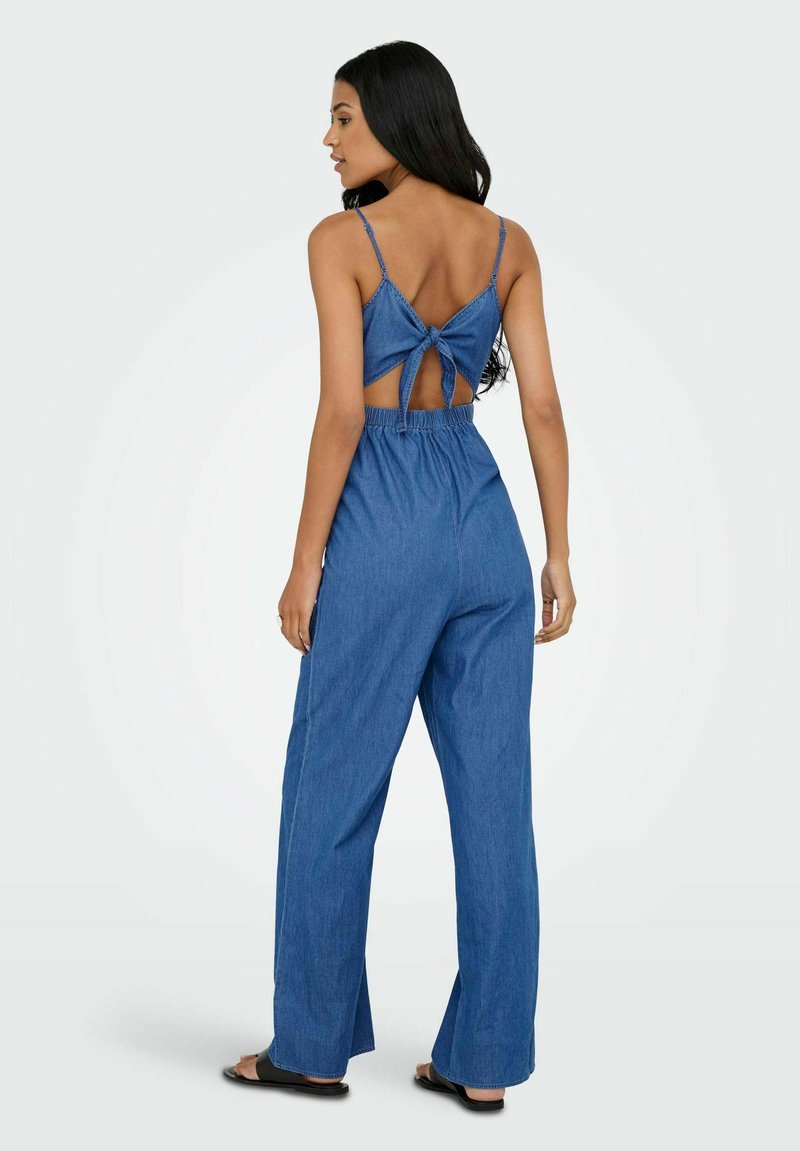 Combinaison Culotte Jealous Tomato – Dentelle Et Denim Bleu – Taille L – Bretelles Réglables