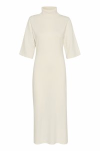 MANZI LONG DRESS - Pulóverruha - white onyx