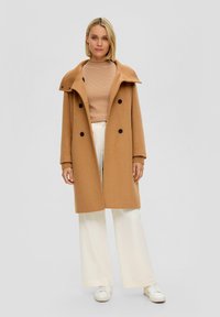 s.Oliver BLACK LABEL AUS STRETCH - Langarmshirt - beige