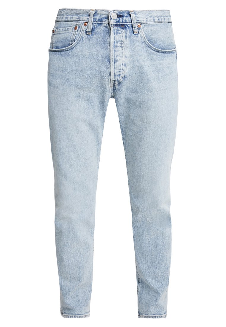 Levi S 501 Slim Taper Jeans Tapered Fit Thistle Subtle Light Blue Denim Zalando De