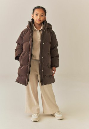 Next, REGULAR FIT - WATERPROOF FAUX FUR LINED PADDED COAT . - Zimný kabát - chocolate brown