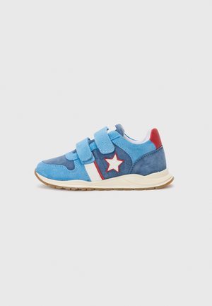 LEATHER - Baskets basses - blue