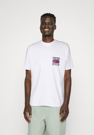 T-shirt Manches Courtes JACK & JONES Joralmeria - Col Rond, Coupe Décontractée - Impression Caoutchouc Douce