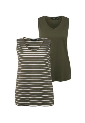 Ulla Popken, 2ER-PACK - Débardeur - forest green