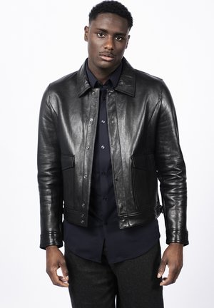 Freaky Nation DAVIDO - Leather jacket - black