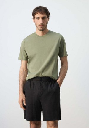 Mango, ADULT - T-shirt basic - khaki