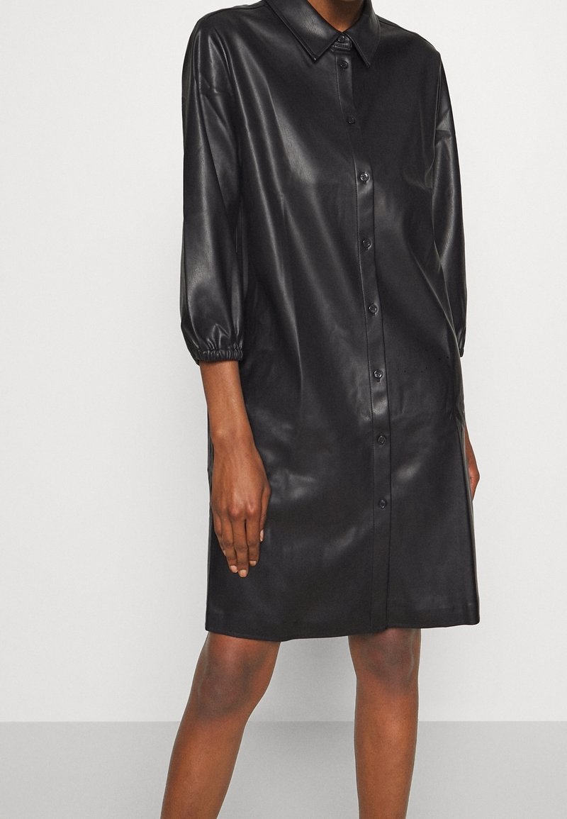 OPUS Robe chemise - black