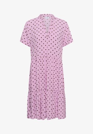 Saint Tropez, SZEDA SS - Freizeitkleid - pink brown dot
