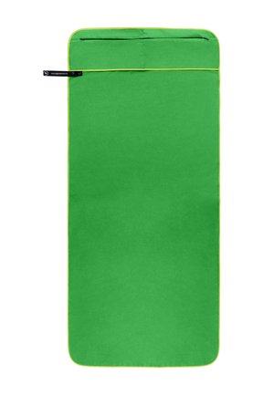 FITNESS- AUS STARKER  MIT -CLIP STILVOLL FUNKTIONAL 125X48 CM - Strandtuch - grün   grüner rand