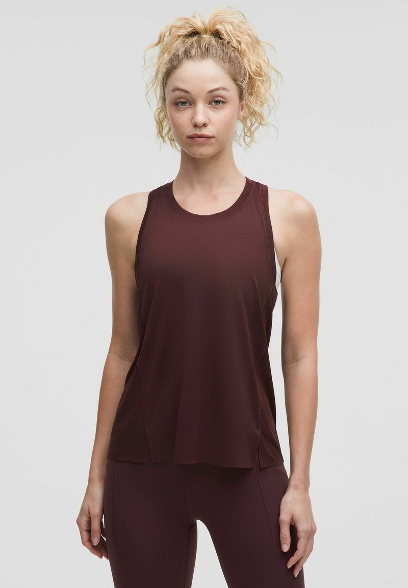 lululemon FAST AND FREE SINGLET - Top - goodnight plum