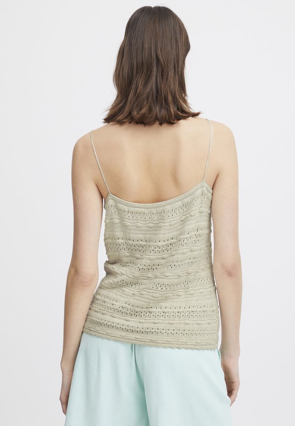 IRESTEL - Waistcoat - birch melange3