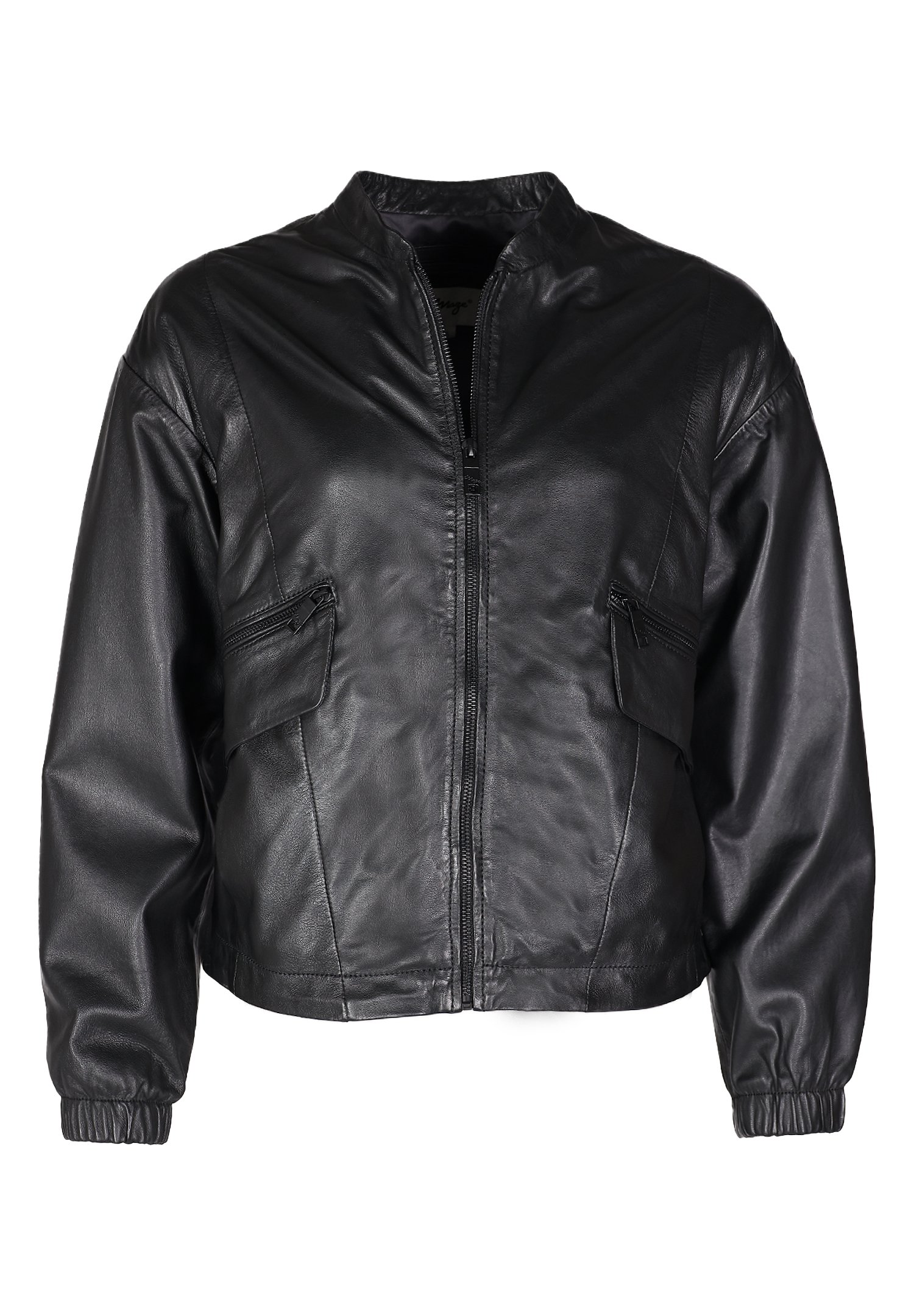 Maze Lederjacke black/schwarz