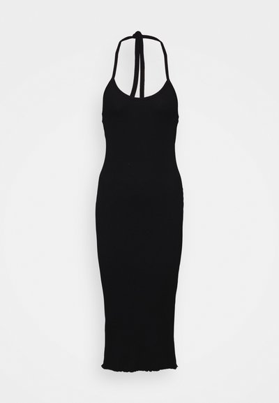 Filippa K HALTER DRESS - Vestito di maglina - svart