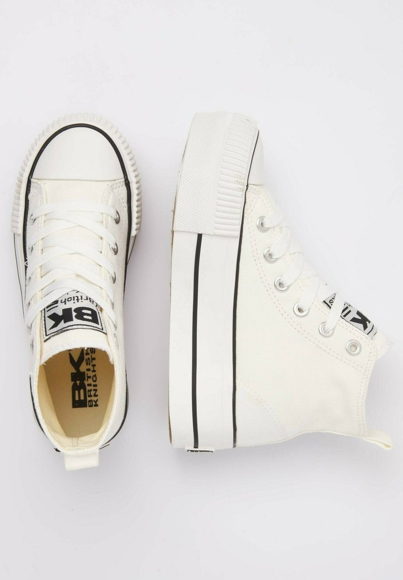 Kinder Sneaker low | British Knights KAYA MID Sneaker high white/weiß - GU96559 Kinder Sneaker low | British Knights KAYA MID Sneaker high white/weiß - GU96559