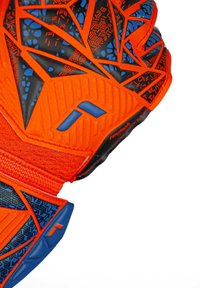 Reusch ATTRAKT JUNIOR - Goalkeeping gloves - hyper orng/elec blue/blck