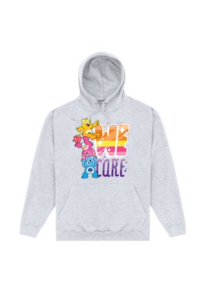 CARE BEARS UNLOCK THE MAGIC WE CARE WHITE BORDER - Bluza z kapturem
