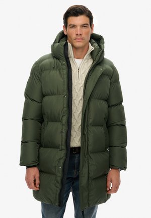 HOODED - Vinterfrakke - dark moss green