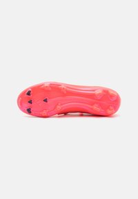 adidas Performance F50 LEAGUE MID FG/MG - Jalkapallokengät kiinteälle alustalle - turbo/aurora black/platin metallic