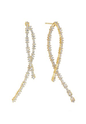 LIVIGNO LUNGO - Orecchini - gold coloured white