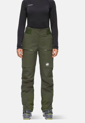 Mammut STONEY - Ski pants - dark marsh