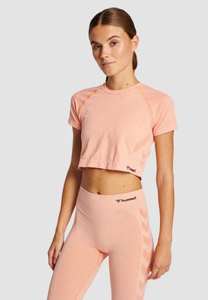 SEAMLESS  - Sports T-shirts - canyon sunset melange