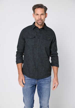 GEMUSTERTES  - Hemd - blau