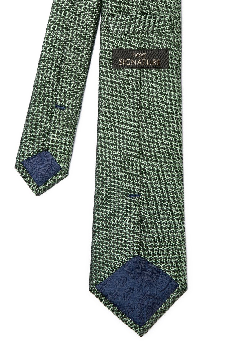Herren Manschettenknöpfe | Next SIGNATURE TEXTURED Krawatte green/grün - IA34074 Herren Manschettenknöpfe | Next SIGNATURE TEXTURED Krawatte green/grün - IA34074
