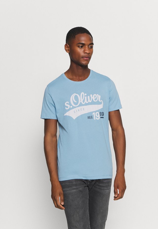T-shirt z nadrukiem - light blue