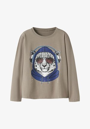 NMMORION LS BF - T-shirt à manches longues - roasted cashew