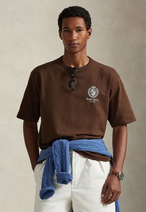 RELAXED FIT JERSEY GRAPHIC T-SHIRT - Μπλουζάκι με στάμπα - branch brown