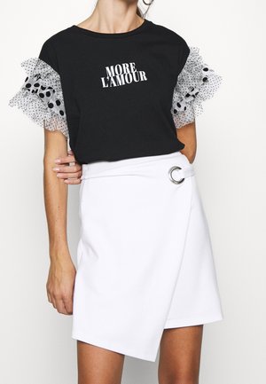 Print T-shirt - black