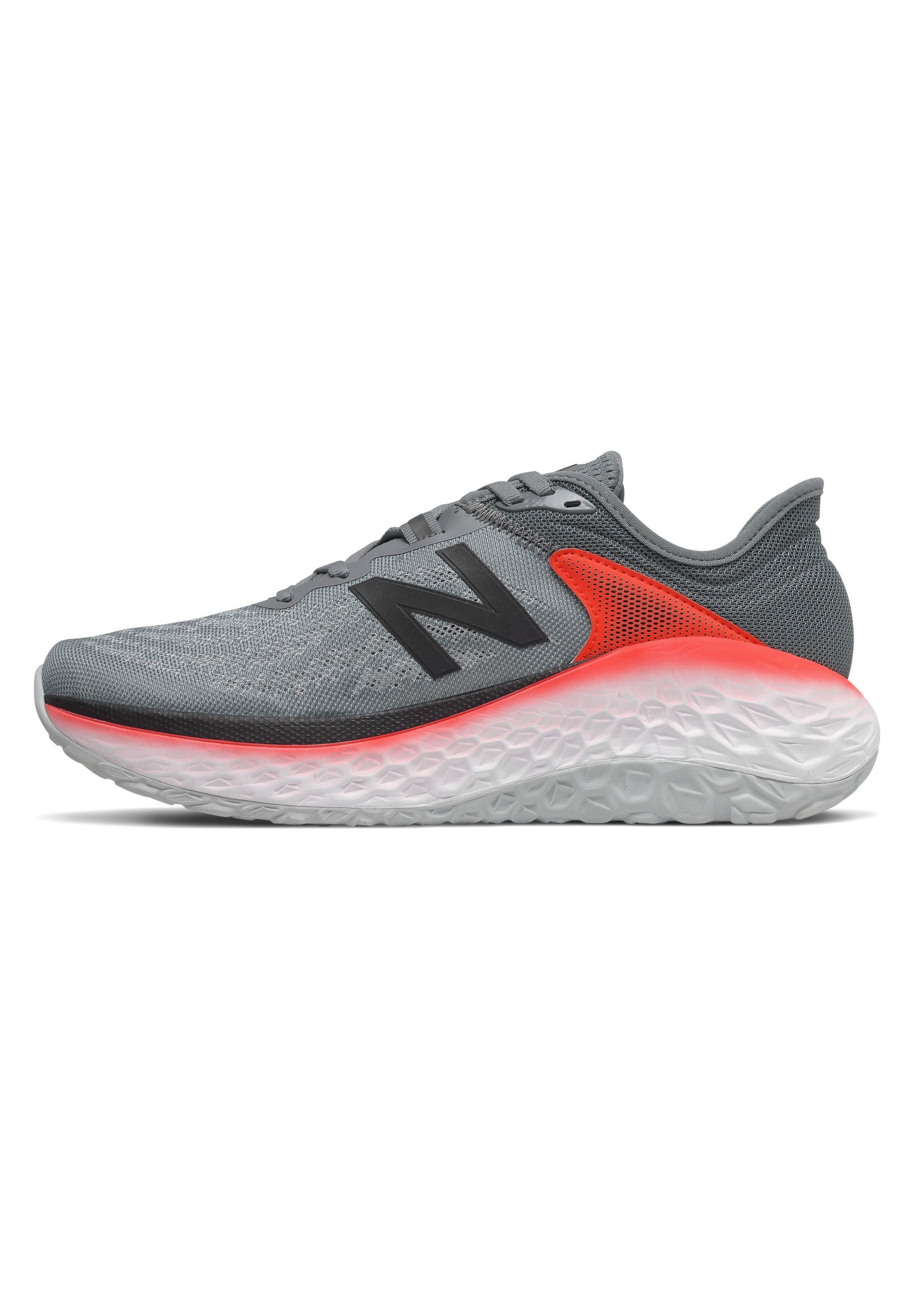 New Balance FRESH FOAM MORE - Sneaker low - gunmetal/neo  flame/black/gunmetal - Zalando.de