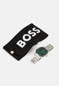 BOSS DEAN - Reloj - silver-coloured/green